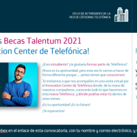 Invitación presentación becas Talentum 2021
